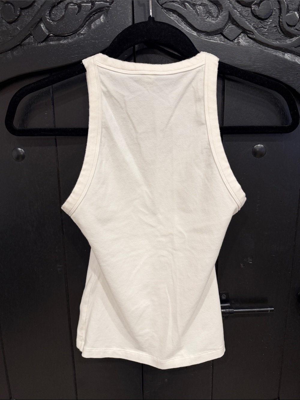 SKIMS Cream Ribbed Tank Top - Picture 2 of 3